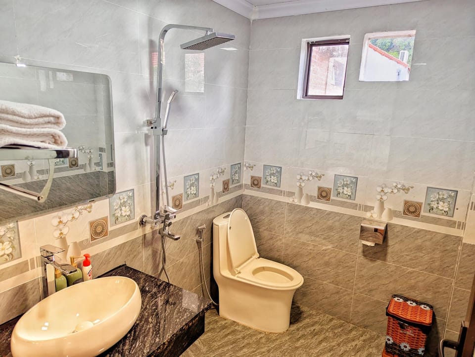 Shower, Toilet, Bathroom, towels