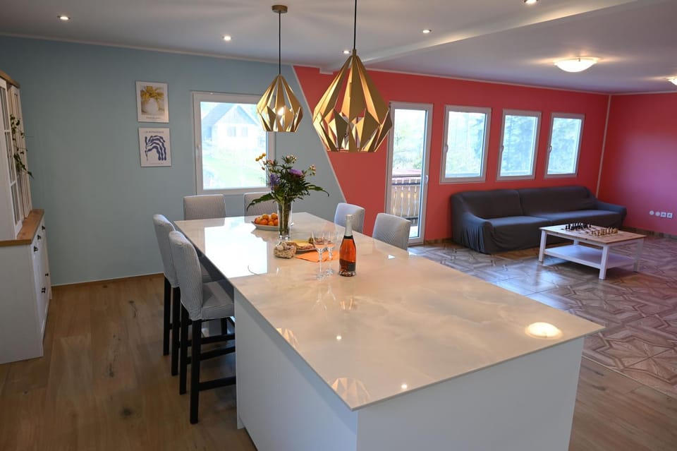Kitchen or kitchenette, Living room, Dining area, kitchen