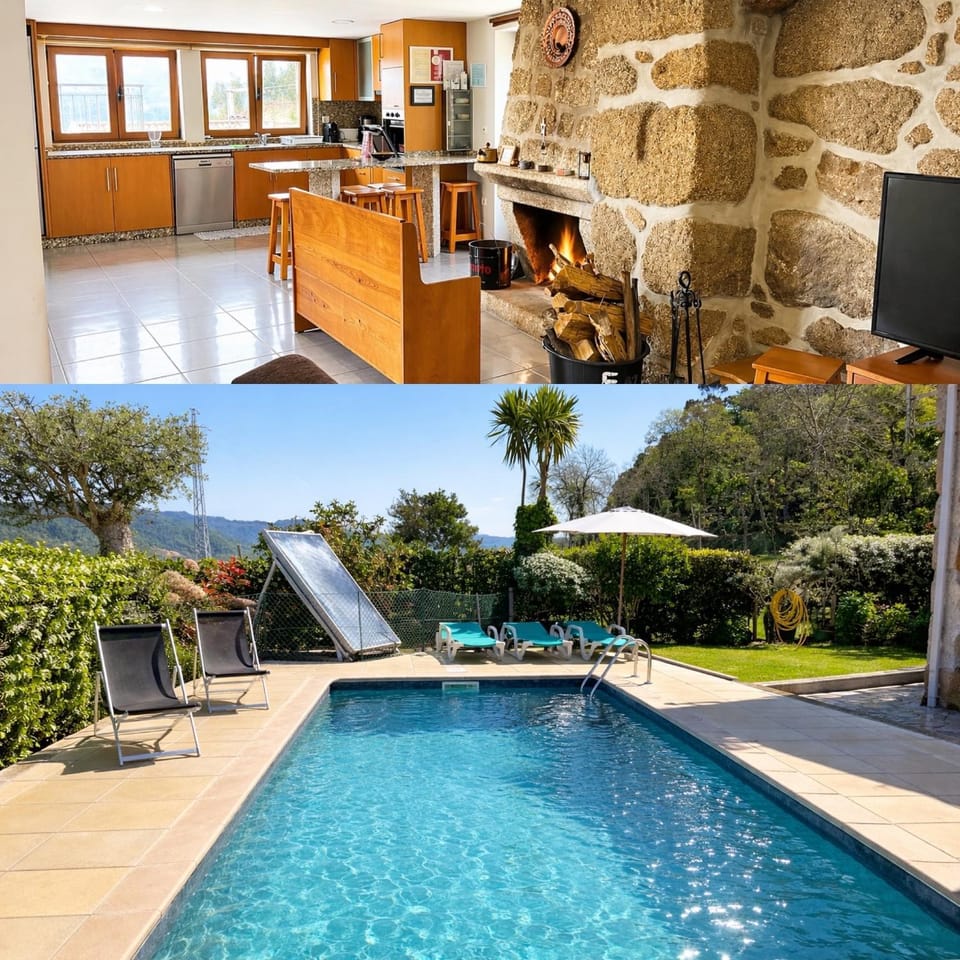 Patio, TV and multimedia, Dining area, Swimming pool, fireplace, fireplace