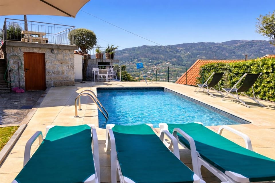 Patio, Lake view, Mountain view, Pool view, Swimming pool, sunbed