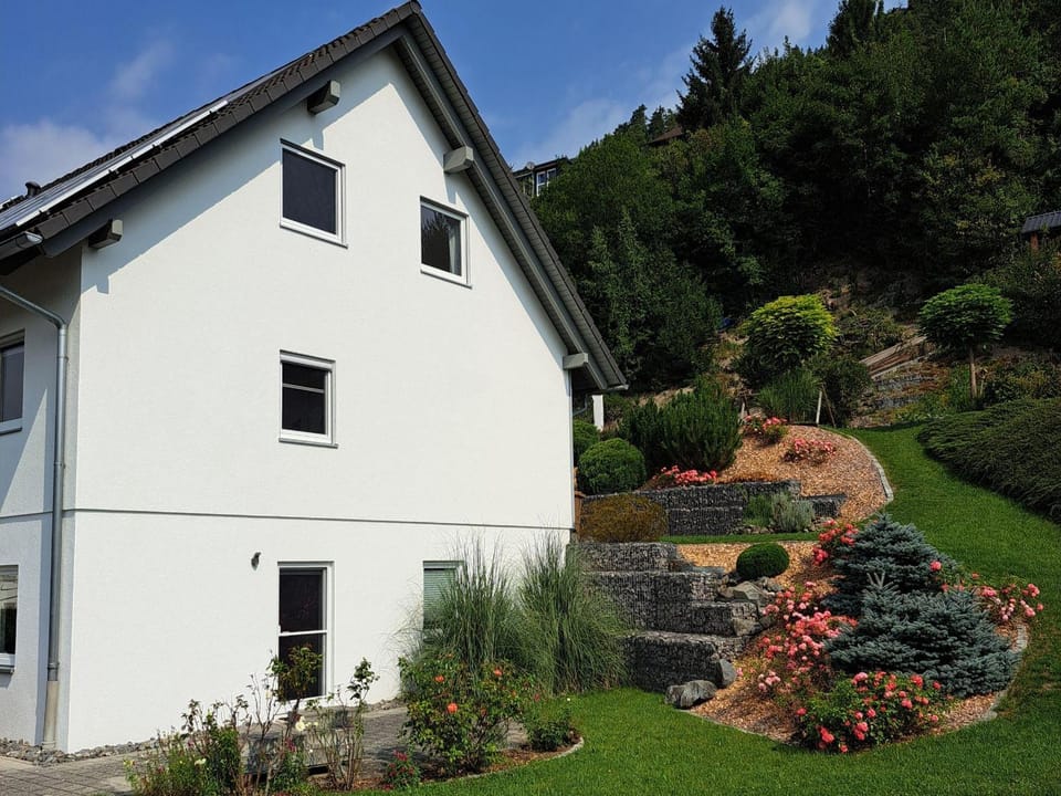 Property building, Garden view