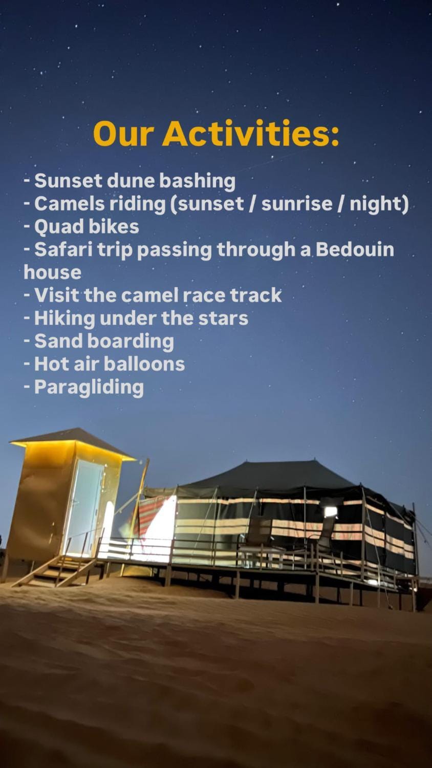 Sunrise Desert Local Private Camp Luxury tent in Oman