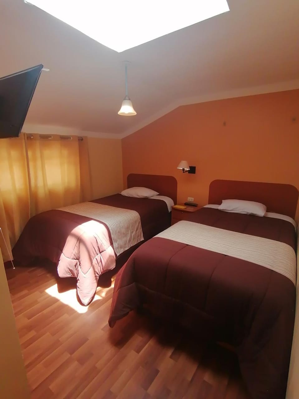 Bed, Photo of the whole room, Bedroom, City view