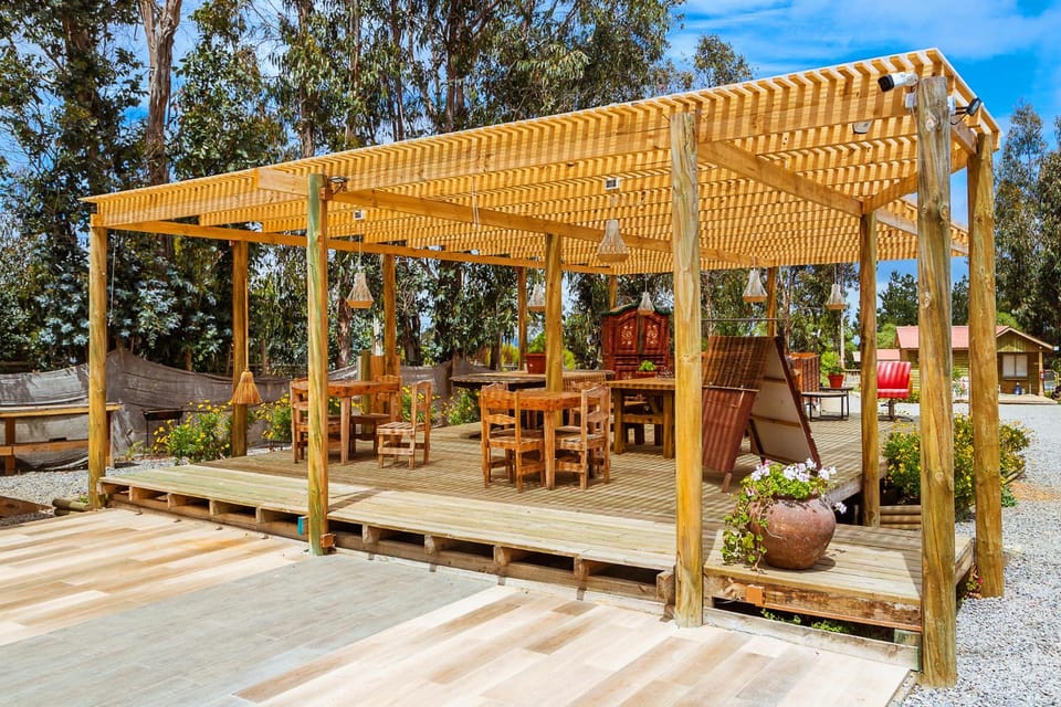 Cabaña en Tunquén con parrilla, fogón, piscina y bosque House in Santiago Metropolitan Region