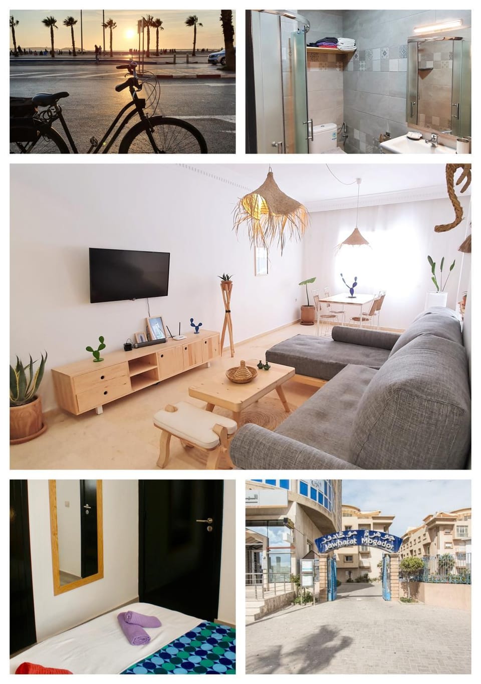 FRESH DESIGNED next to THE SEA -nice area - wifi Apartment in Essaouira