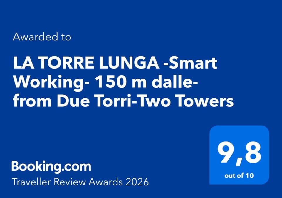 LA TORRE LUNGA -Smart Working- 150 m dalle-from Due Torri-Two Towers Apartment in Bologna