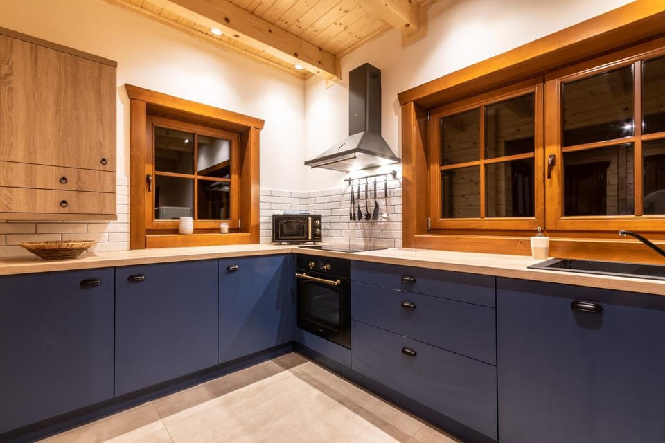 Kitchen or kitchenette, dishwasher, stove
