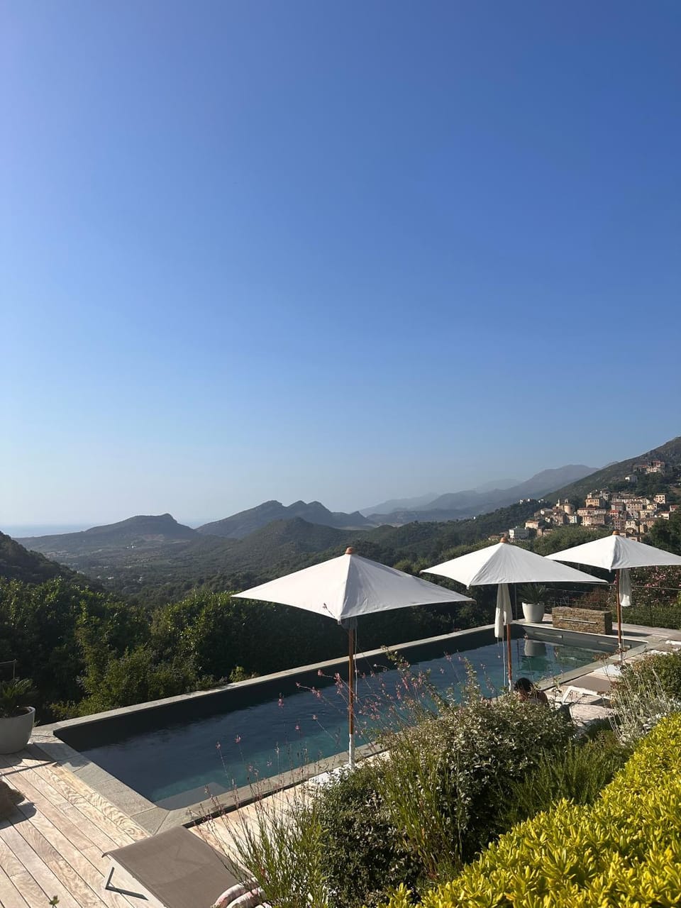 Pool view, Swimming pool, sunbed