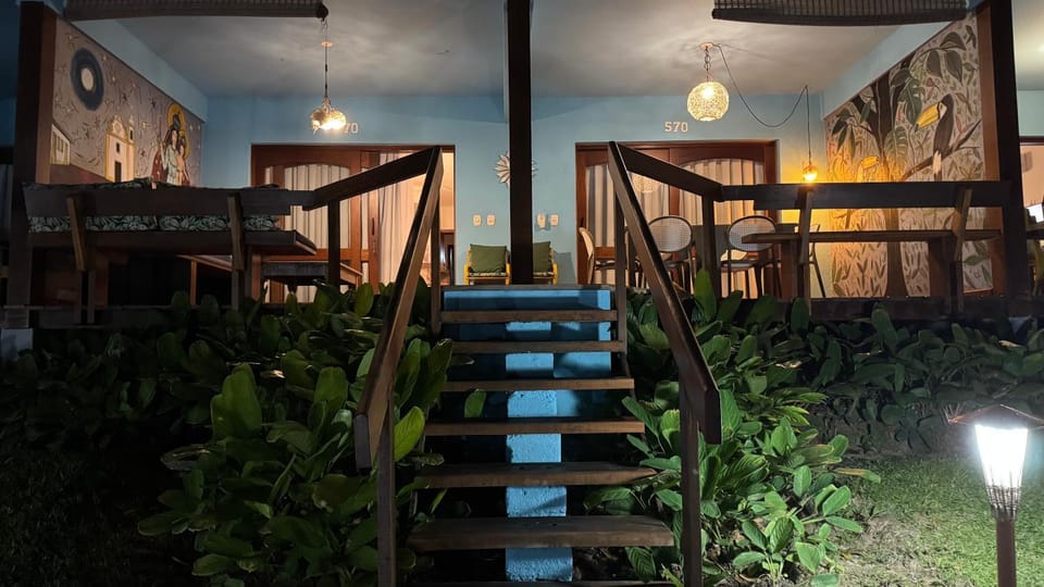 Night, Garden, Garden view