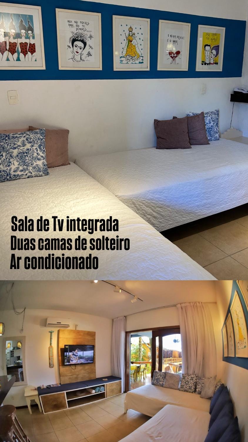 Communal lounge/ TV room, Bed, TV and multimedia