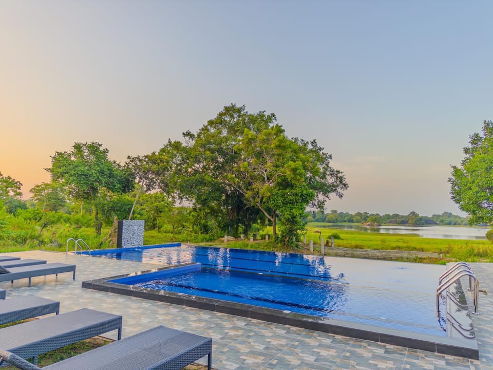 Natural landscape, Pool view, Swimming pool