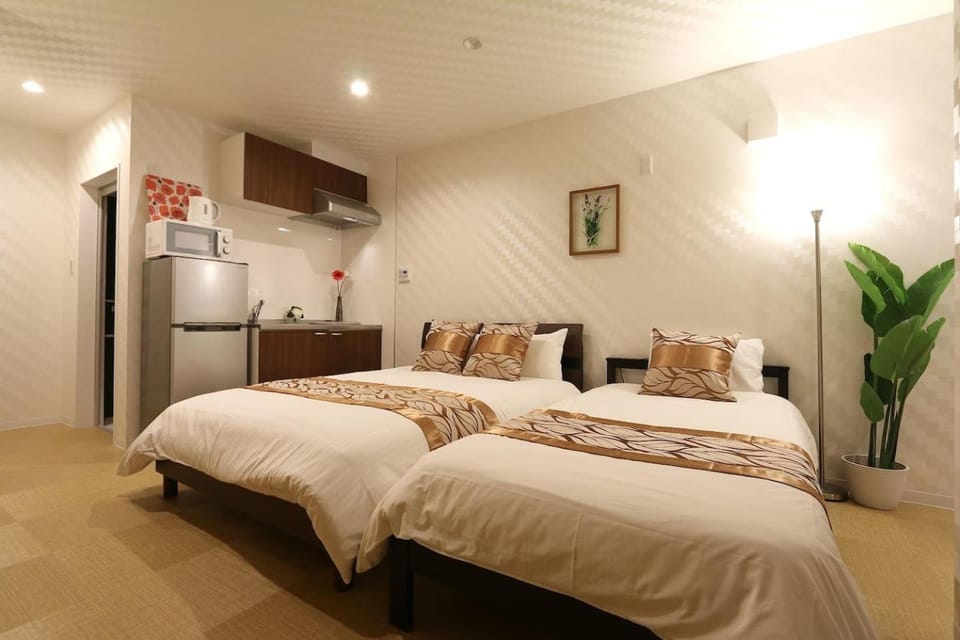 Bed, Kitchen or kitchenette, Photo of the whole room, Bedroom, air conditioner