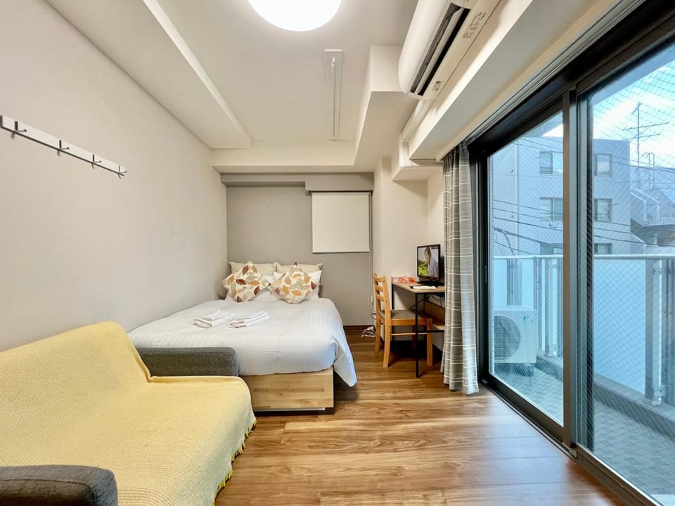 Bed, Balcony/Terrace, Photo of the whole room, Bedroom