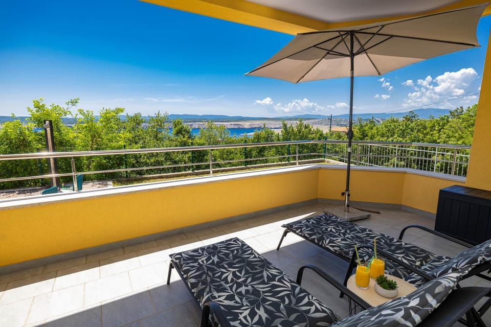Natural landscape, View (from property/room), Balcony/Terrace, Sea view