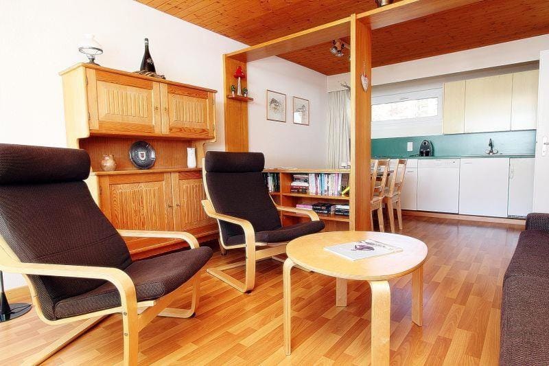 Kitchen or kitchenette, Living room, Dining area