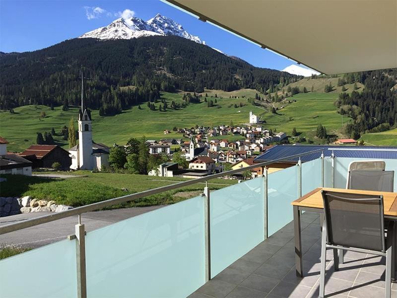 Spring, Natural landscape, Balcony/Terrace, Mountain view