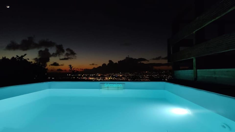 Swimming pool, Swimming pool, Sunset