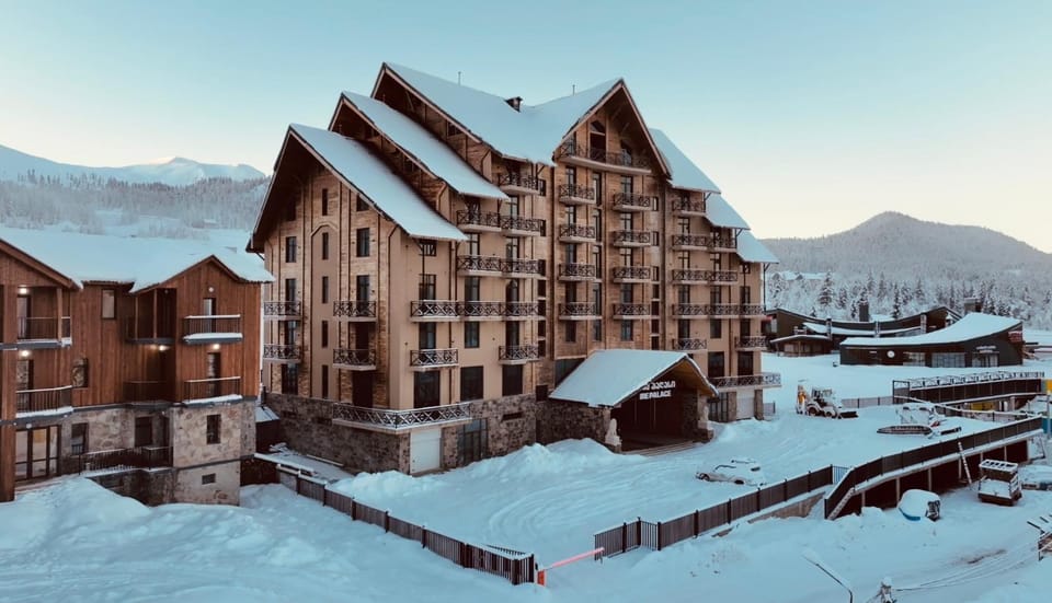 Property building, Day, Natural landscape, Winter