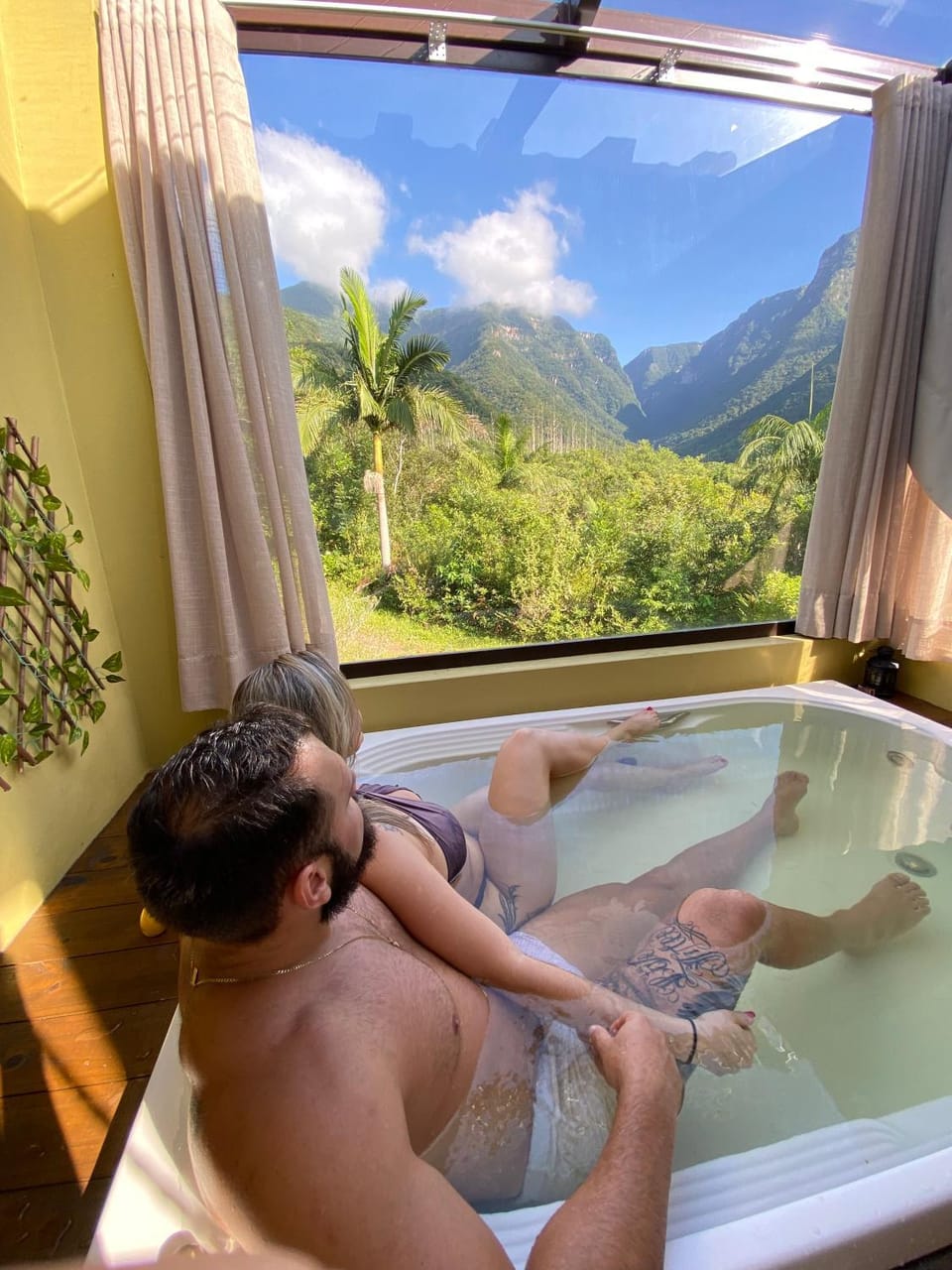 Property building, Hot Tub, View (from property/room), Mountain view