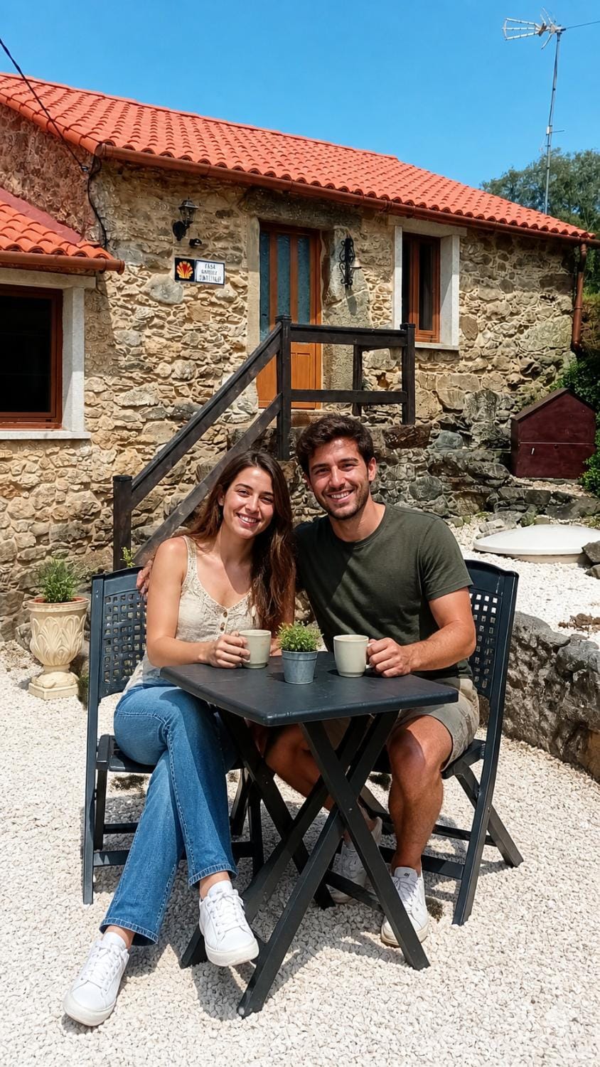 Stone Cottage SANTIAGO House in Galicia
