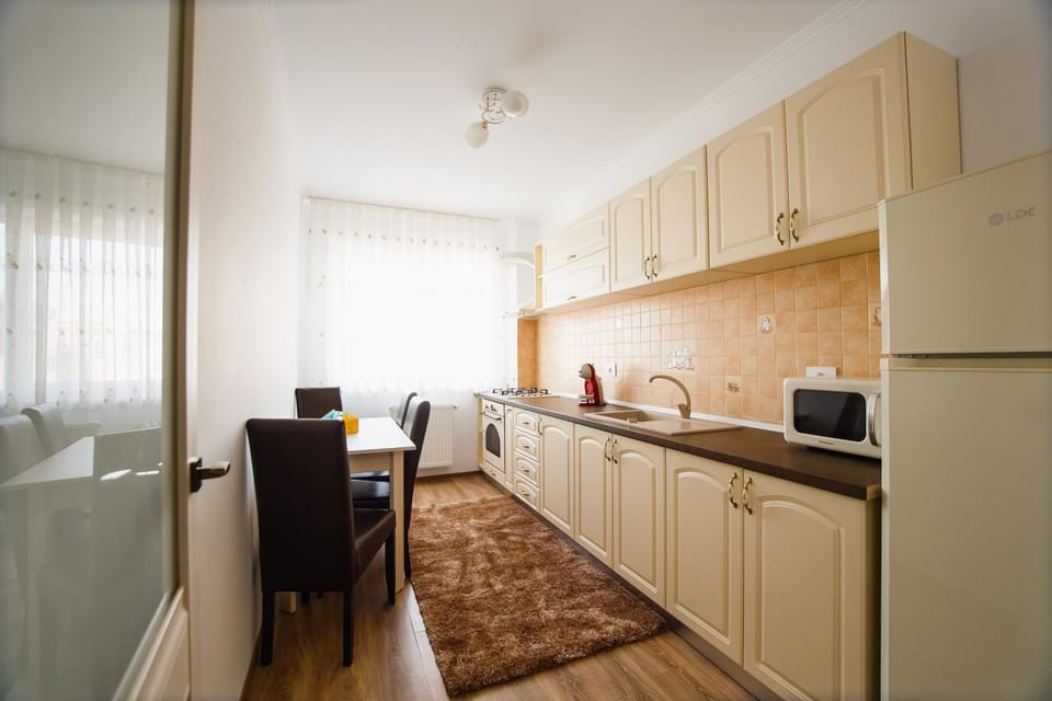 Kitchen or kitchenette, Dining area, oven, stove, toaster