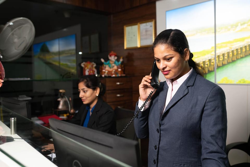 Staff, People, Lobby or reception
