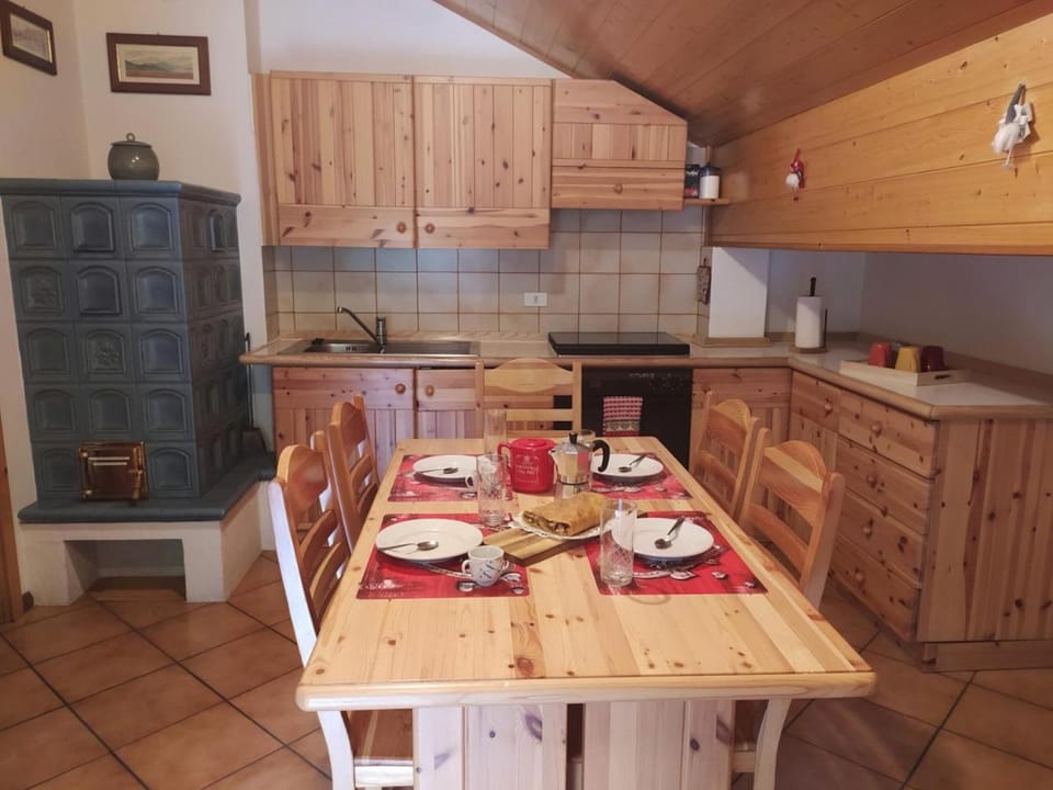 Kitchen or kitchenette, Dining area