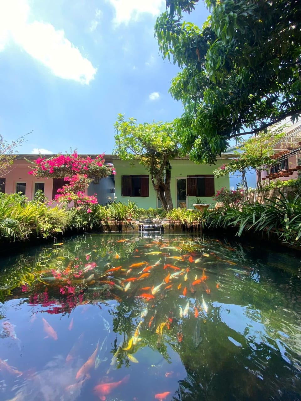 Property building, Restaurant/places to eat, Garden