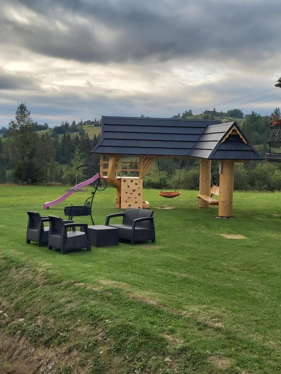Property building, Children play ground, Garden