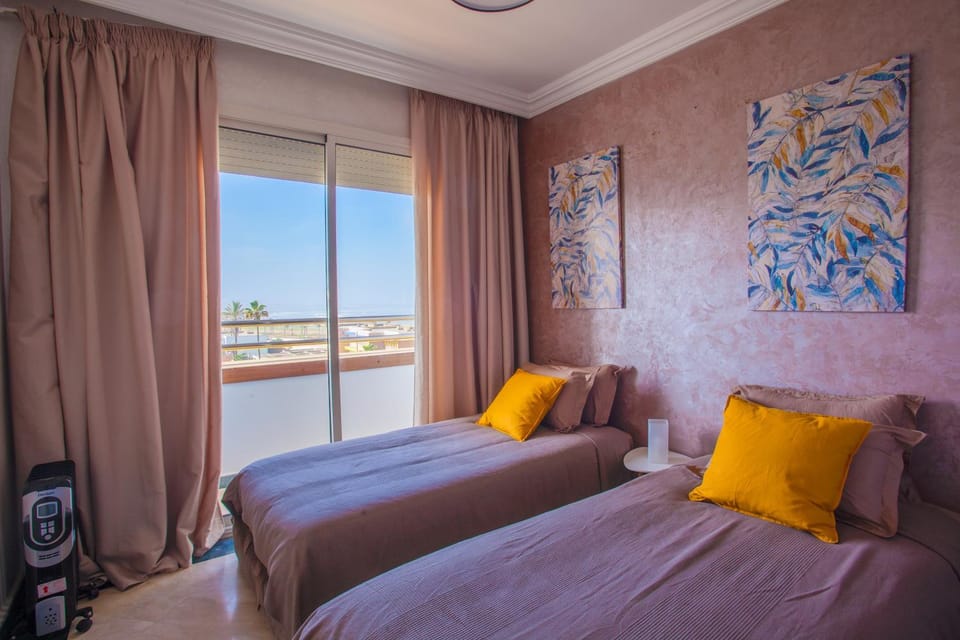 Bed, Photo of the whole room, Bedroom, Sea view
