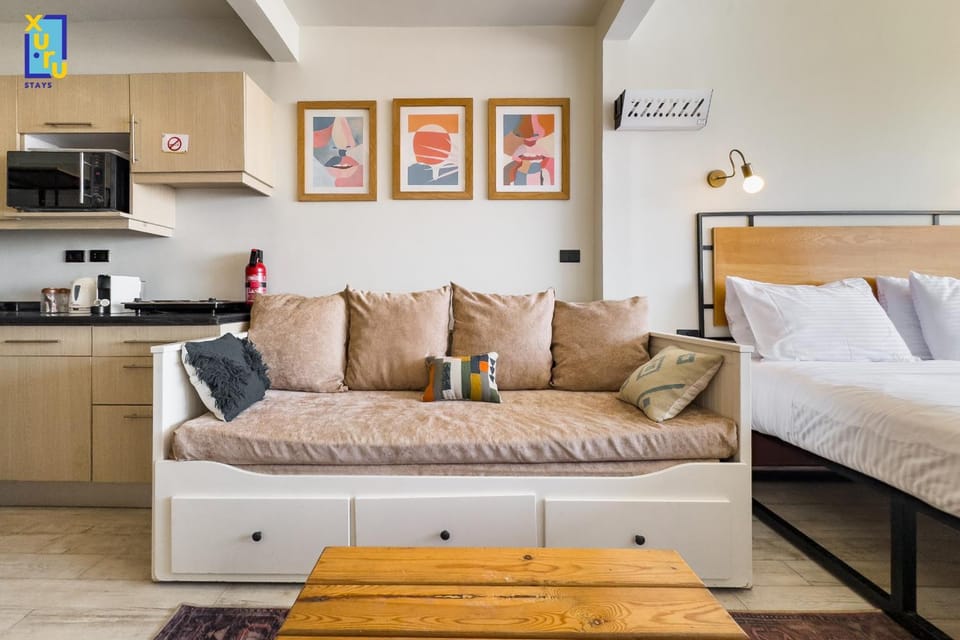 Jacuzzi Studio By The Historic Pyramids Apt4 Apartment in Egypt