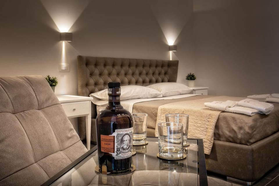 Bed, Coffee/tea facilities, Balcony/Terrace, Bedroom, Drinks, Alcoholic drinks