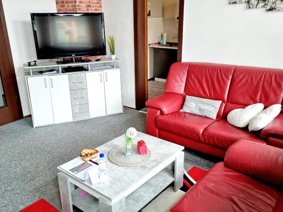 Ferienwohnung "Blick-Mylau" im Vogtland - Nähe Freizeitpark Plohn & weltgrößter Ziegelsteinbrücke Apartment in Thuringia, Germany