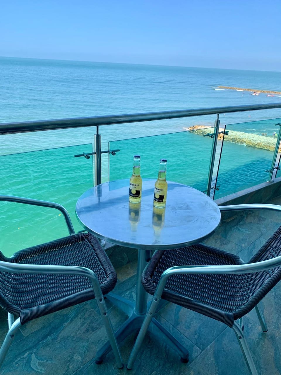 Day, Natural landscape, View (from property/room), Balcony/Terrace, Sea view, Drinks