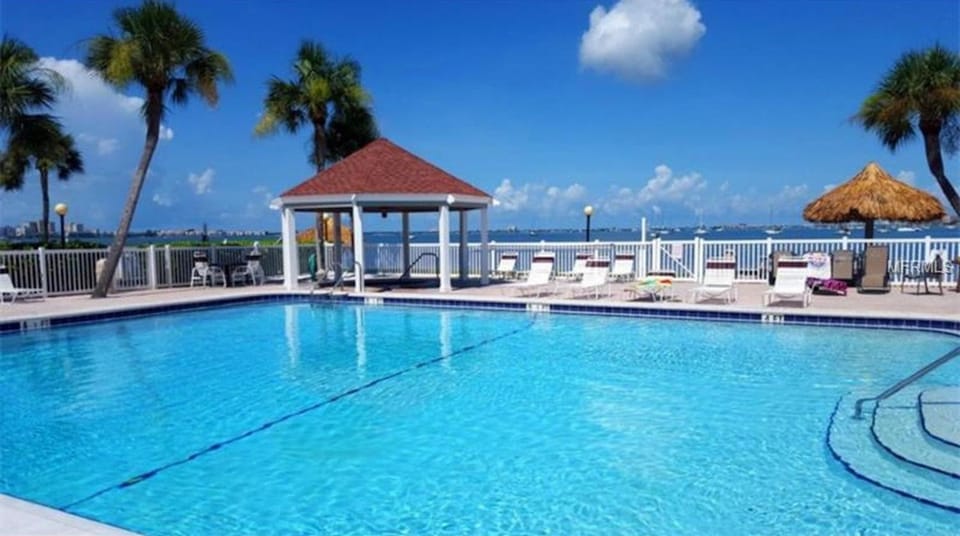 Pool view, Sea view, Swimming pool