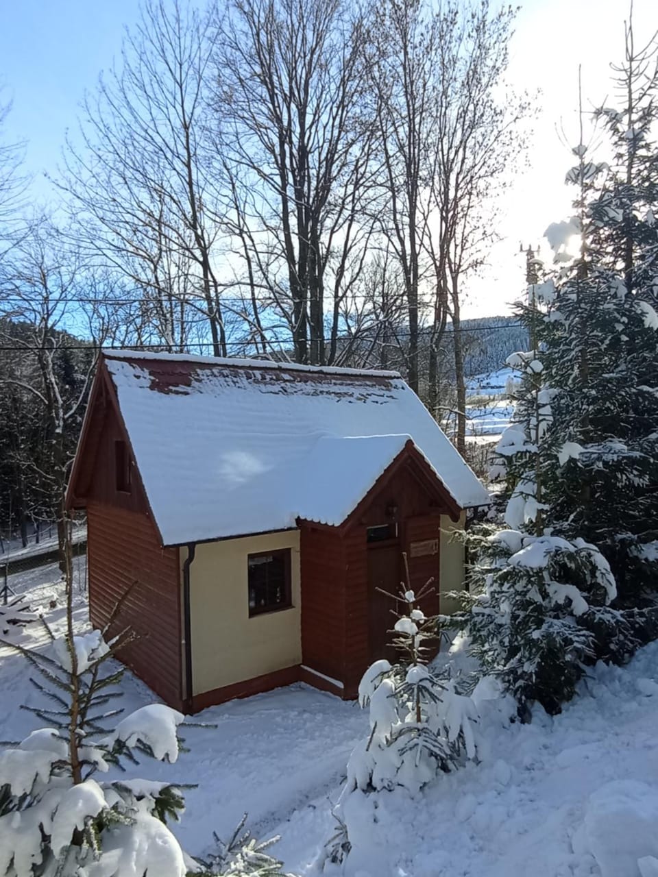 Property building, Day, Natural landscape, Winter