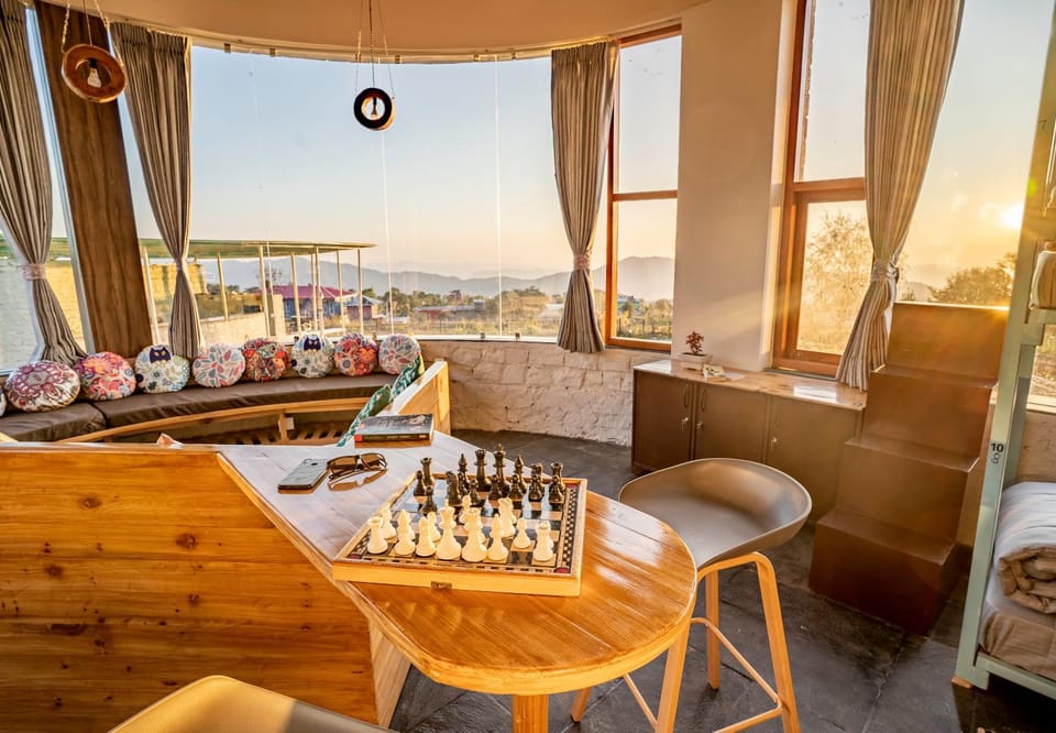 Natural landscape, View (from property/room), Seating area, Mountain view