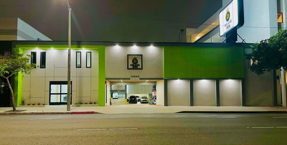Property building, Night, Street view