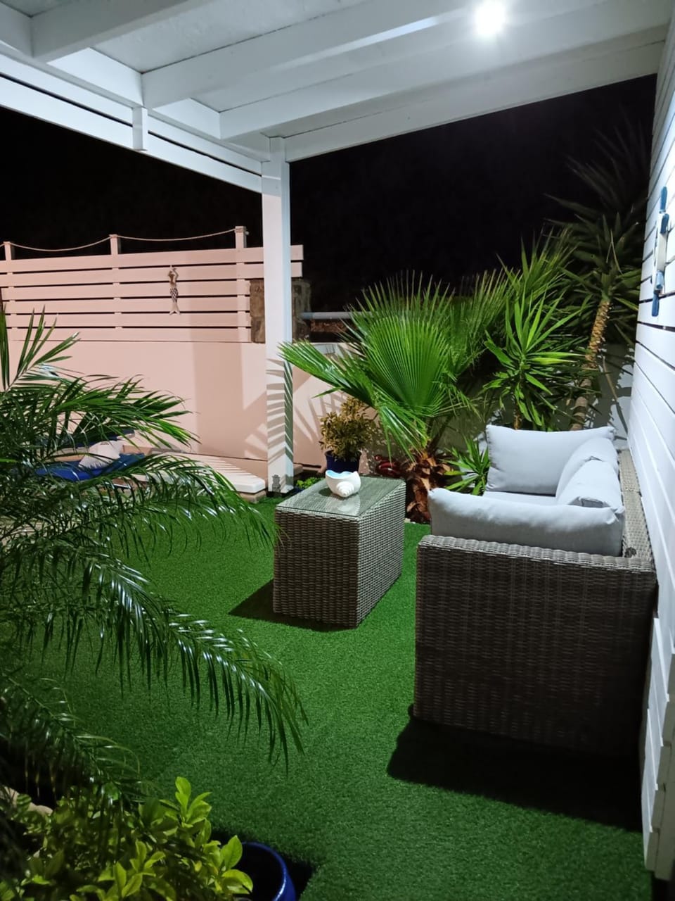 Patio, Seating area, Garden view