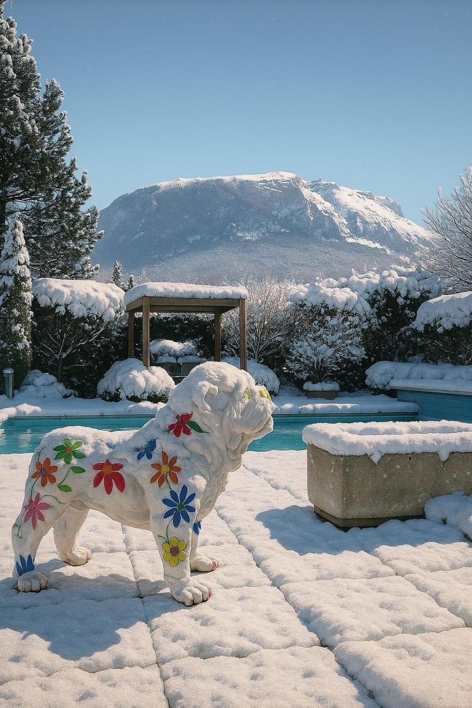 Winter, Mountain view