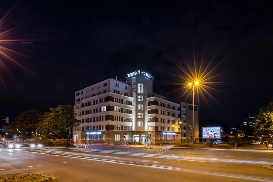 Property building, Night, Neighbourhood