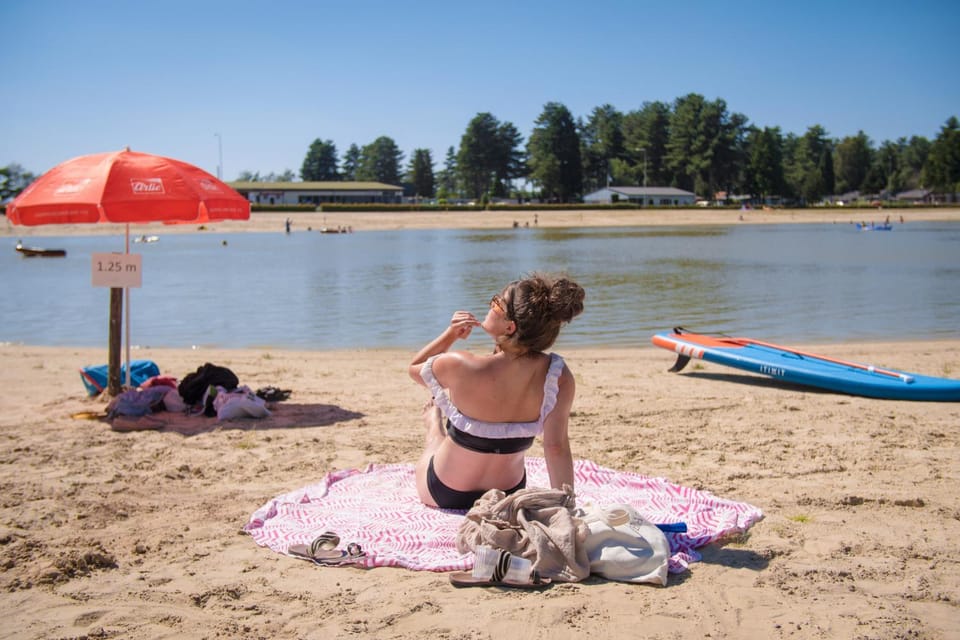 Beach, Guests, Lake view, sunbed