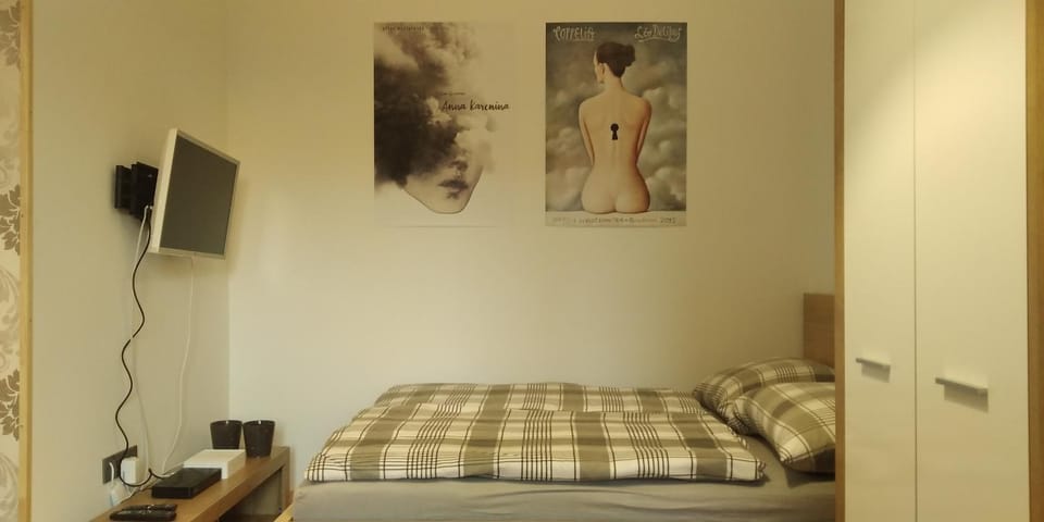 Bed, TV and multimedia, Photo of the whole room