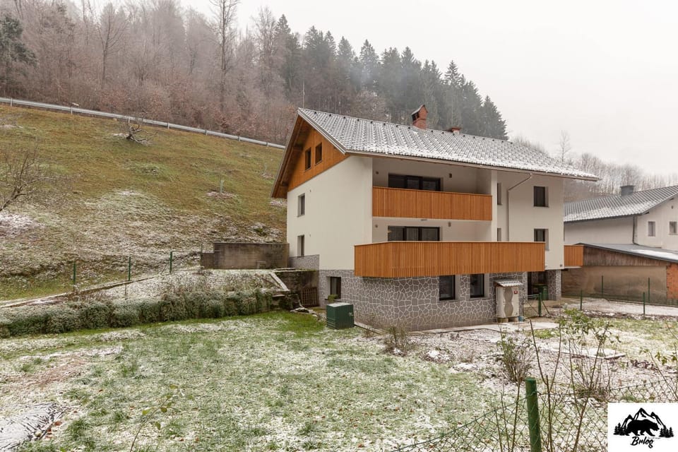 Property building, Day, Winter