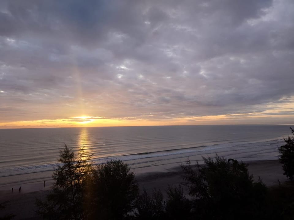 Natural landscape, Beach, Sea view, Sunset