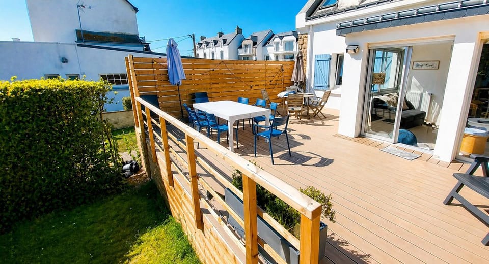 Ty Lisa - Maison de village avec véranda lumineuse sur grand jardin House in Quiberon