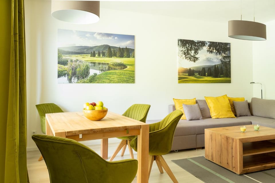 Living room, Seating area, Dining area