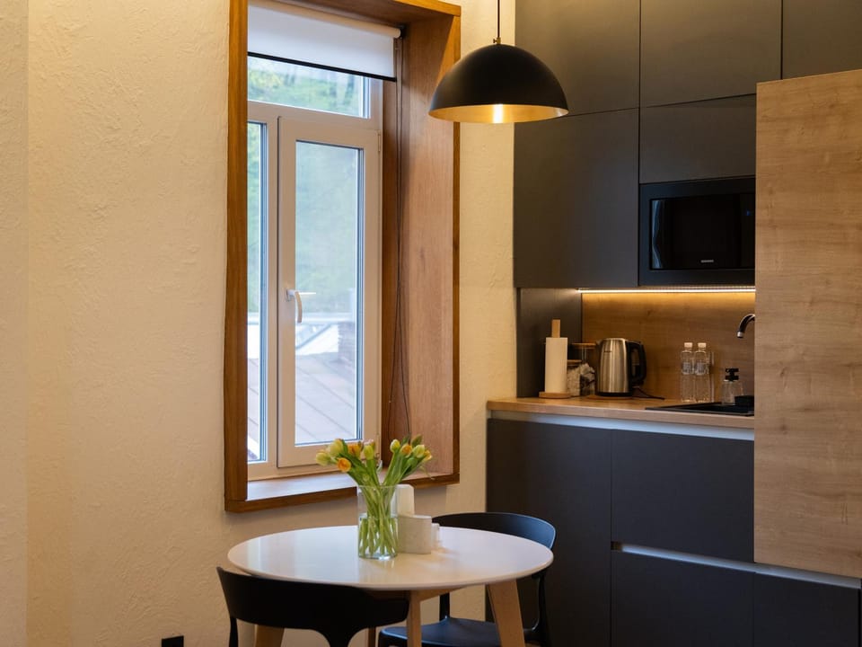 Kitchen or kitchenette, Dining area
