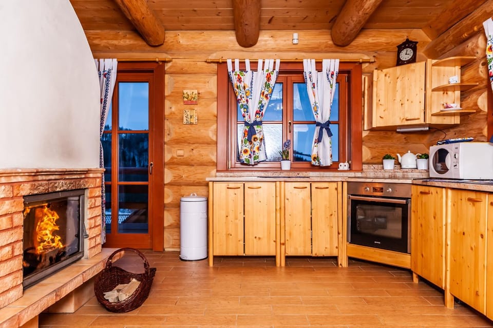 Chata na brehu Liptovskej Mary Chalet in Slovakia