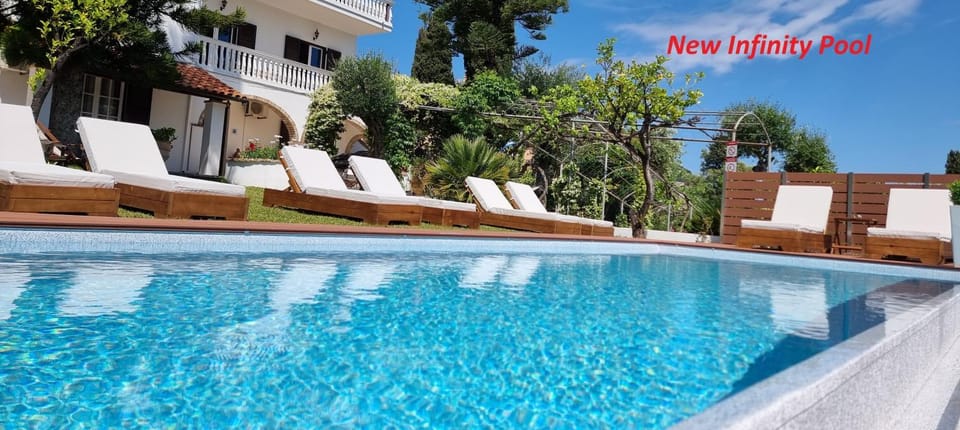 Patio, Day, Garden, Garden view, Pool view, Swimming pool, sunbed